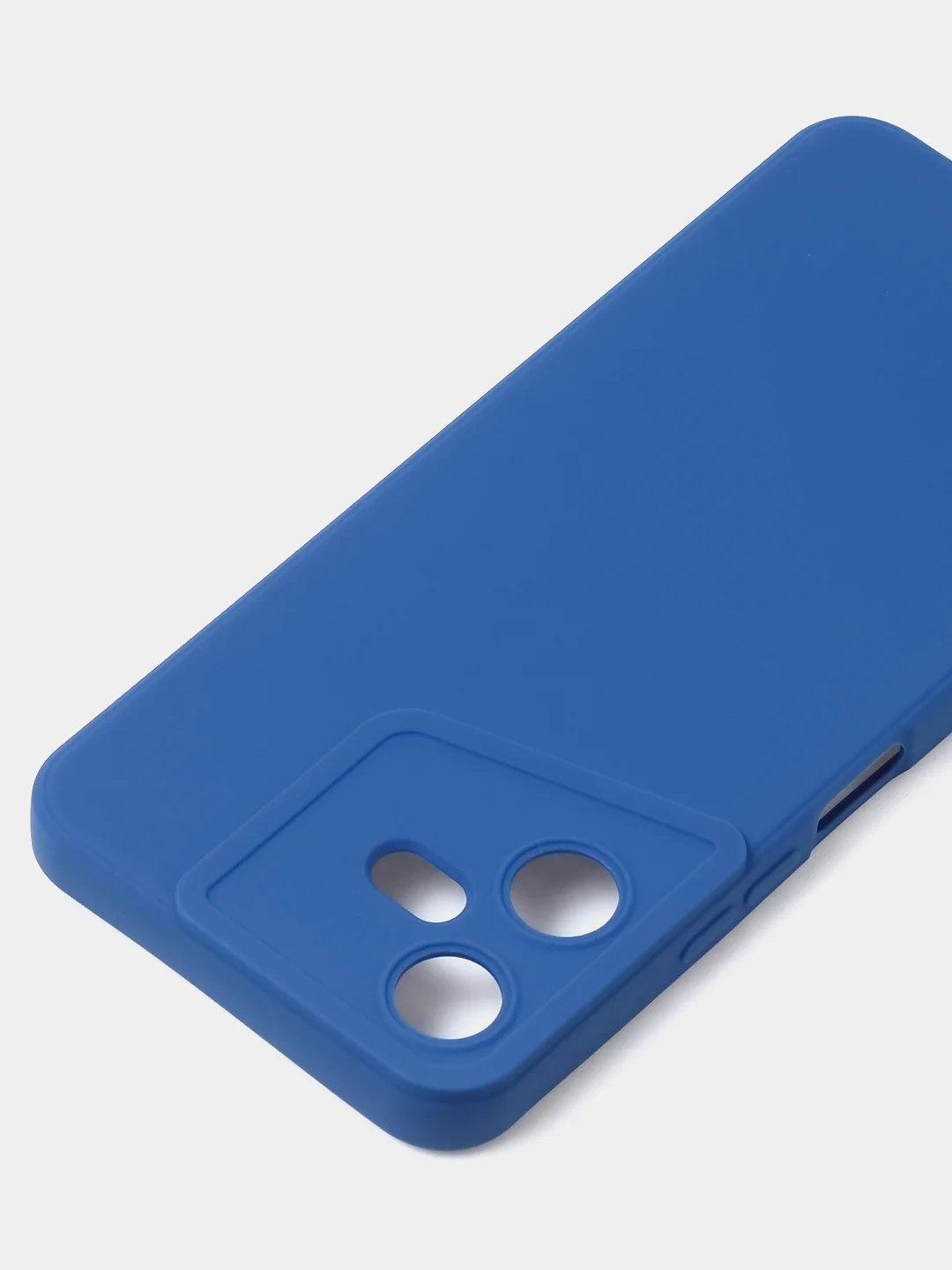Синий чехол для Tecno Pova Neo 3, цветной, матовый, с дополнительной защитой камеры