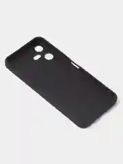 Черный чехол для Tecno Pova Neo 3, цветной, матовый, с дополнительной защитой камеры