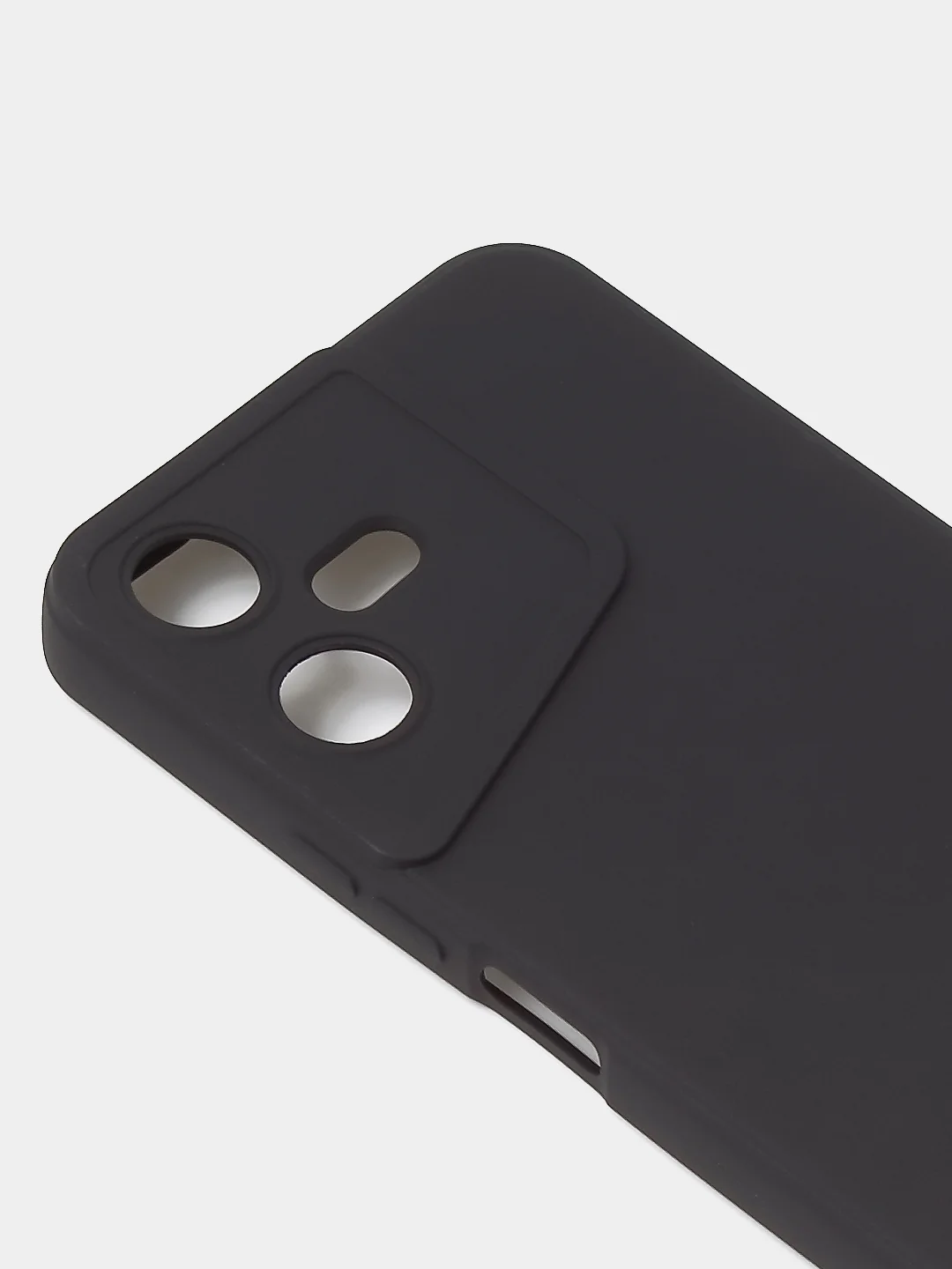 Черный чехол для Tecno Pova Neo 3, цветной, матовый, с дополнительной защитой камеры