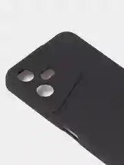 Черный чехол для Tecno Pova Neo 3, цветной, матовый, с дополнительной защитой камеры