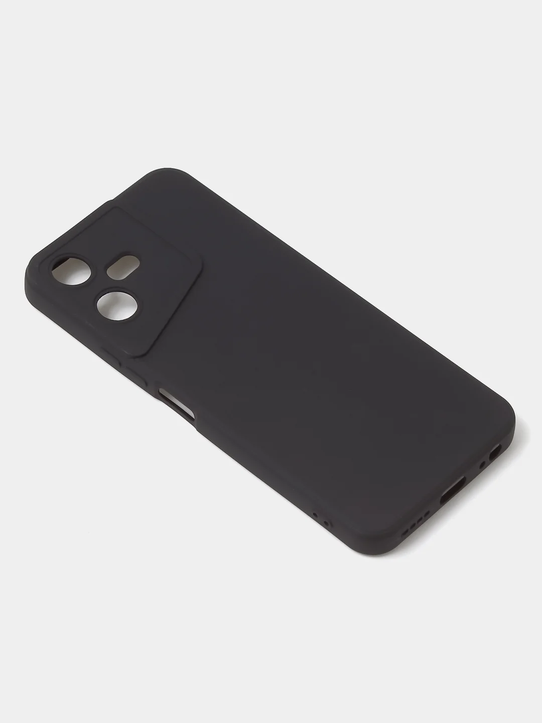 Черный чехол для Tecno Pova Neo 3, цветной, матовый, с дополнительной защитой камеры