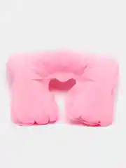 Розовый подушка надувная под шею, дорожная, 36*30*10