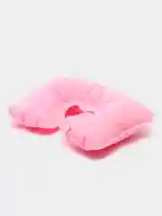 Розовый подушка надувная под шею, дорожная, 36*30*10