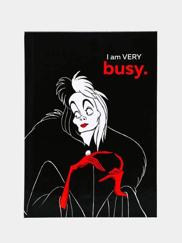 Ежедневник А5, 160 листов, Im very busy, Villians