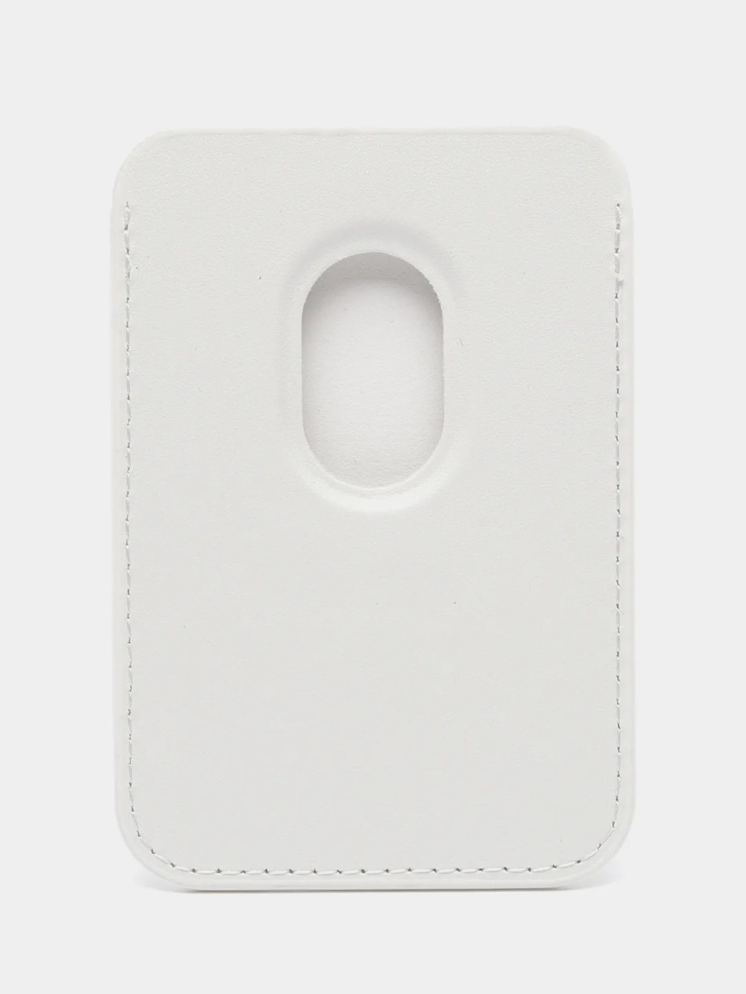 Белый картхолдер MagSafe Leather Wallet для iPhone