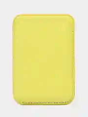 Лимонный картхолдер MagSafe Leather Wallet для iPhone