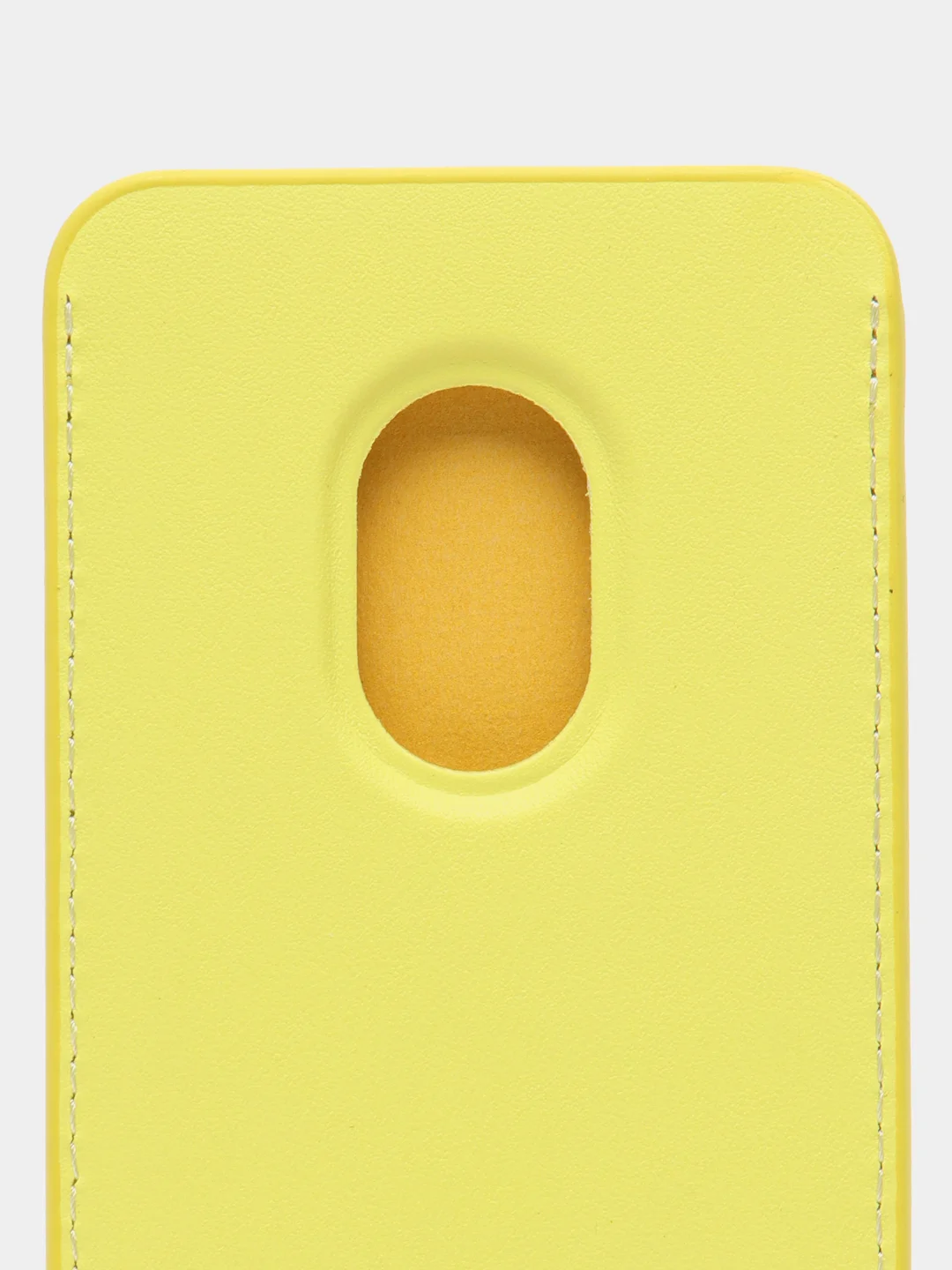 Лимонный картхолдер MagSafe Leather Wallet для iPhone