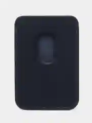 Темно-синий картхолдер MagSafe Leather Wallet для iPhone