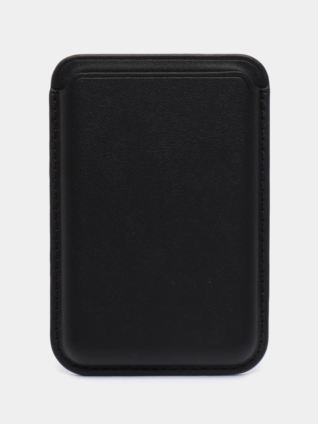 Черный картхолдер MagSafe Leather Wallet для iPhone