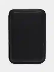 Черный картхолдер MagSafe Leather Wallet для iPhone