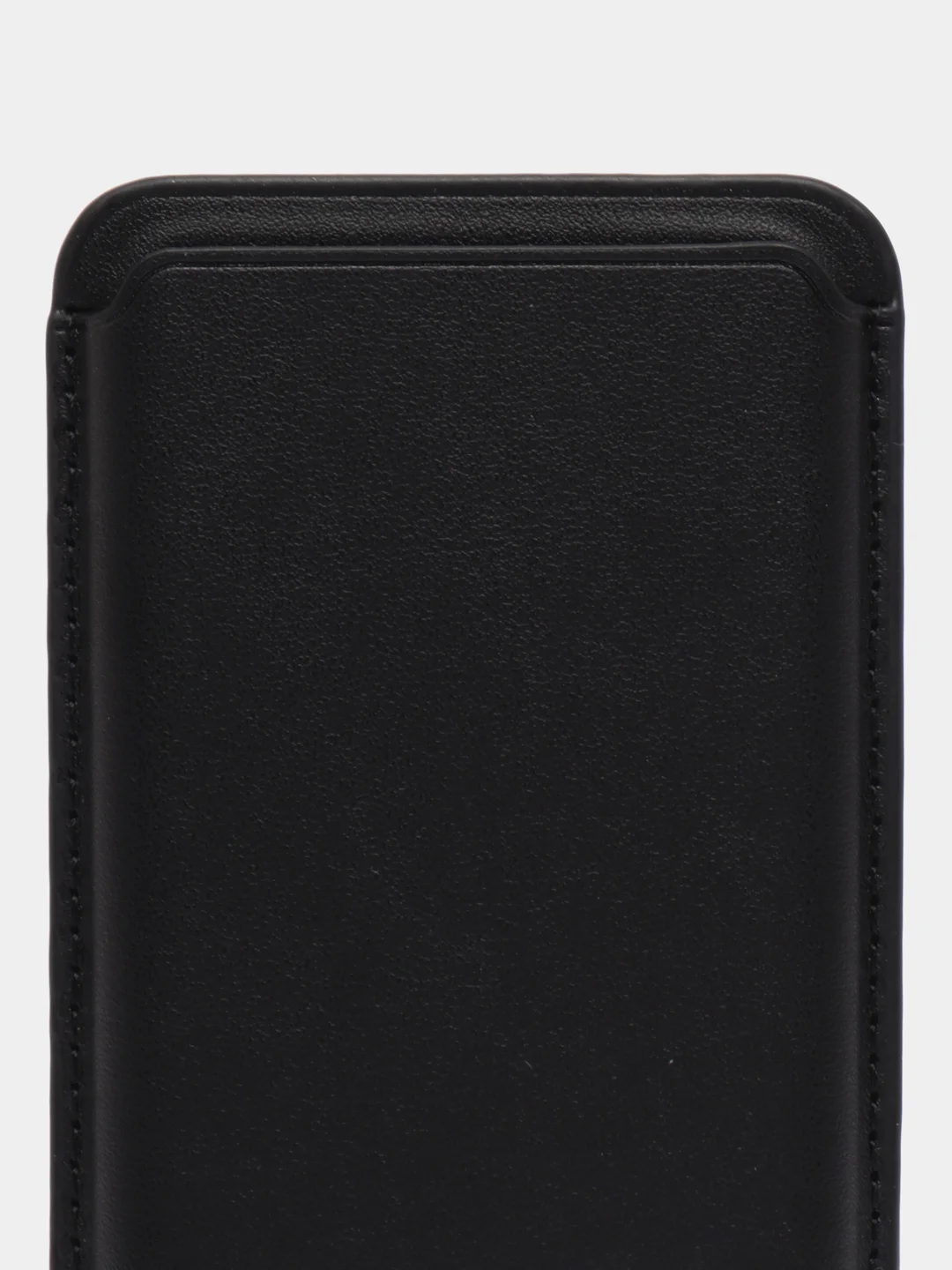 Черный картхолдер MagSafe Leather Wallet для iPhone