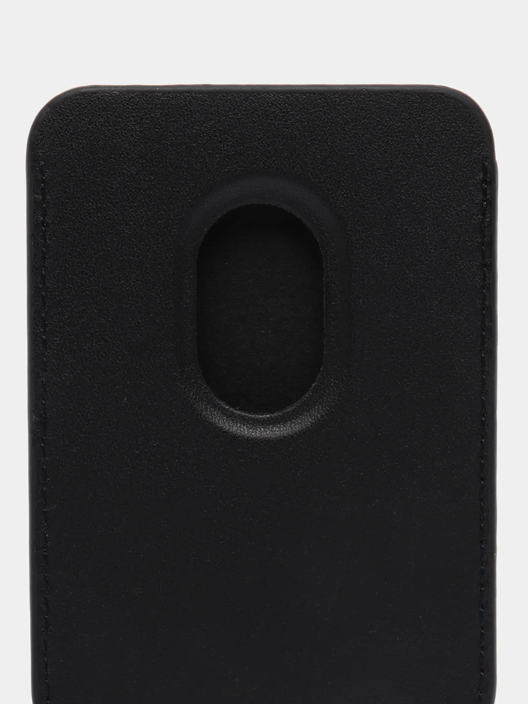 Черный картхолдер MagSafe Leather Wallet для iPhone