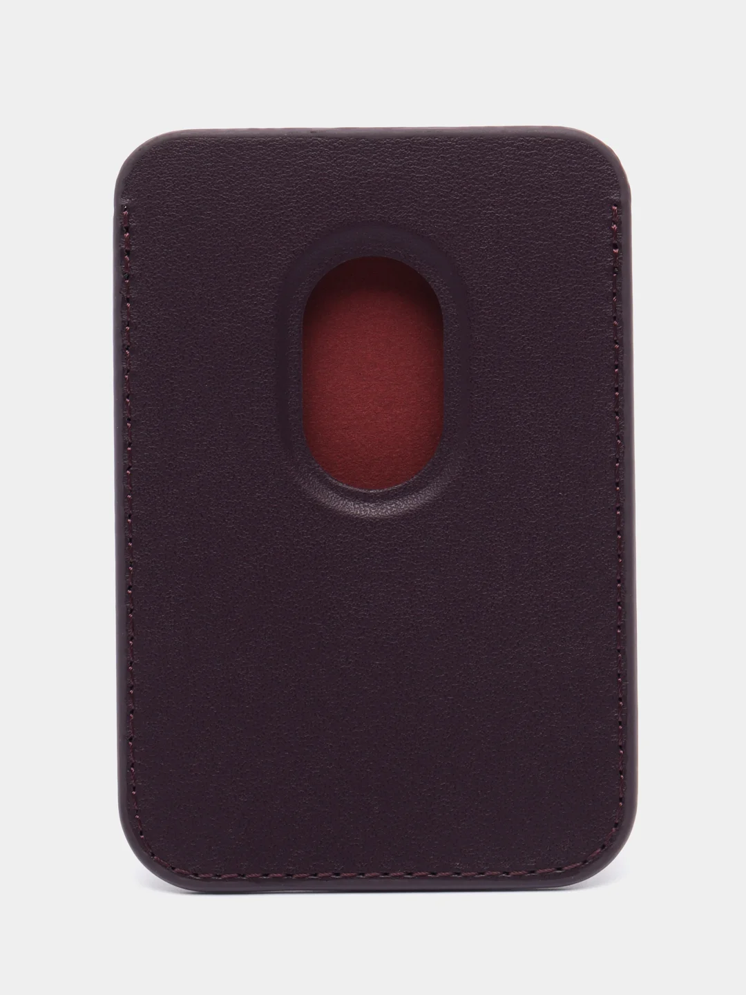 Фиолетовый картхолдер MagSafe Leather Wallet для iPhone