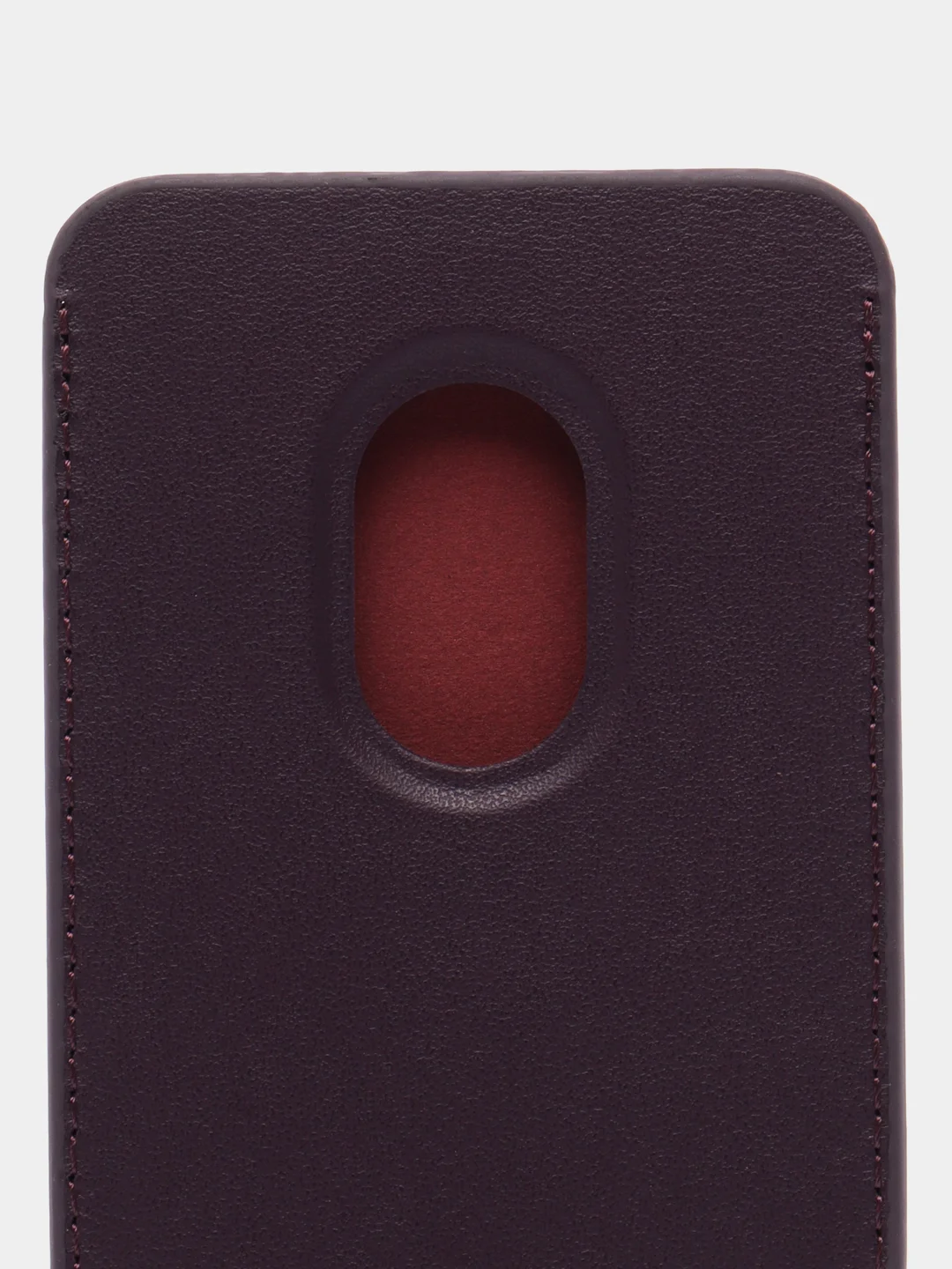 Фиолетовый картхолдер MagSafe Leather Wallet для iPhone