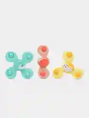 Алый детская игрушка "Водный спиннер", на присоске, 3 штуки