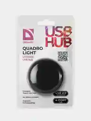 Универсальный USB разветвитель Defender Quadro Light USB 2.0, 4 порта