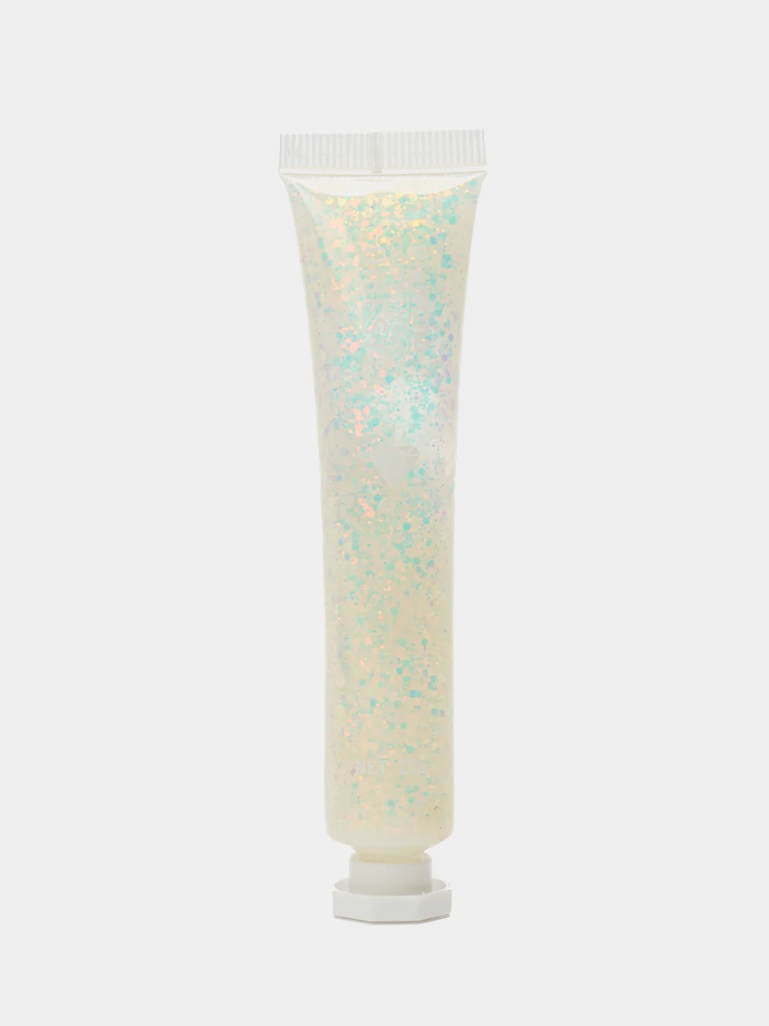 Белый крем-тени для век, с алмазными блестками, Qibest Diamond Glitter Cream 20g