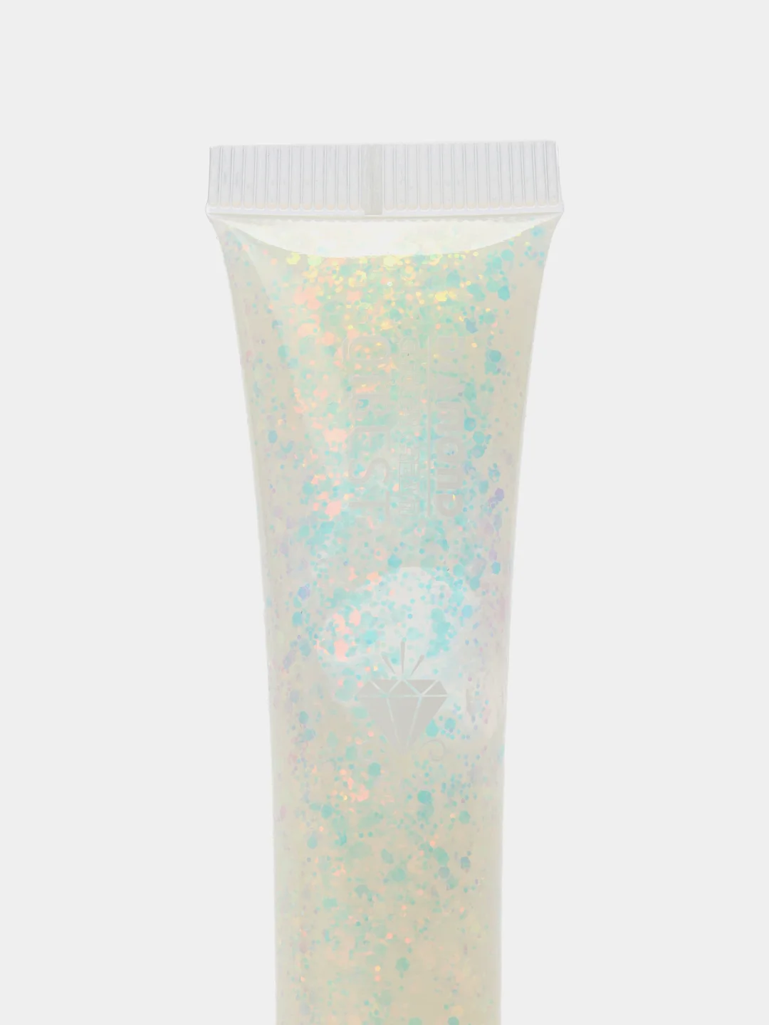 Белый крем-тени для век, с алмазными блестками, Qibest Diamond Glitter Cream 20g