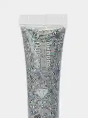 Белый крем-тени для век, с алмазными блестками, Qibest Diamond Glitter Cream 20g