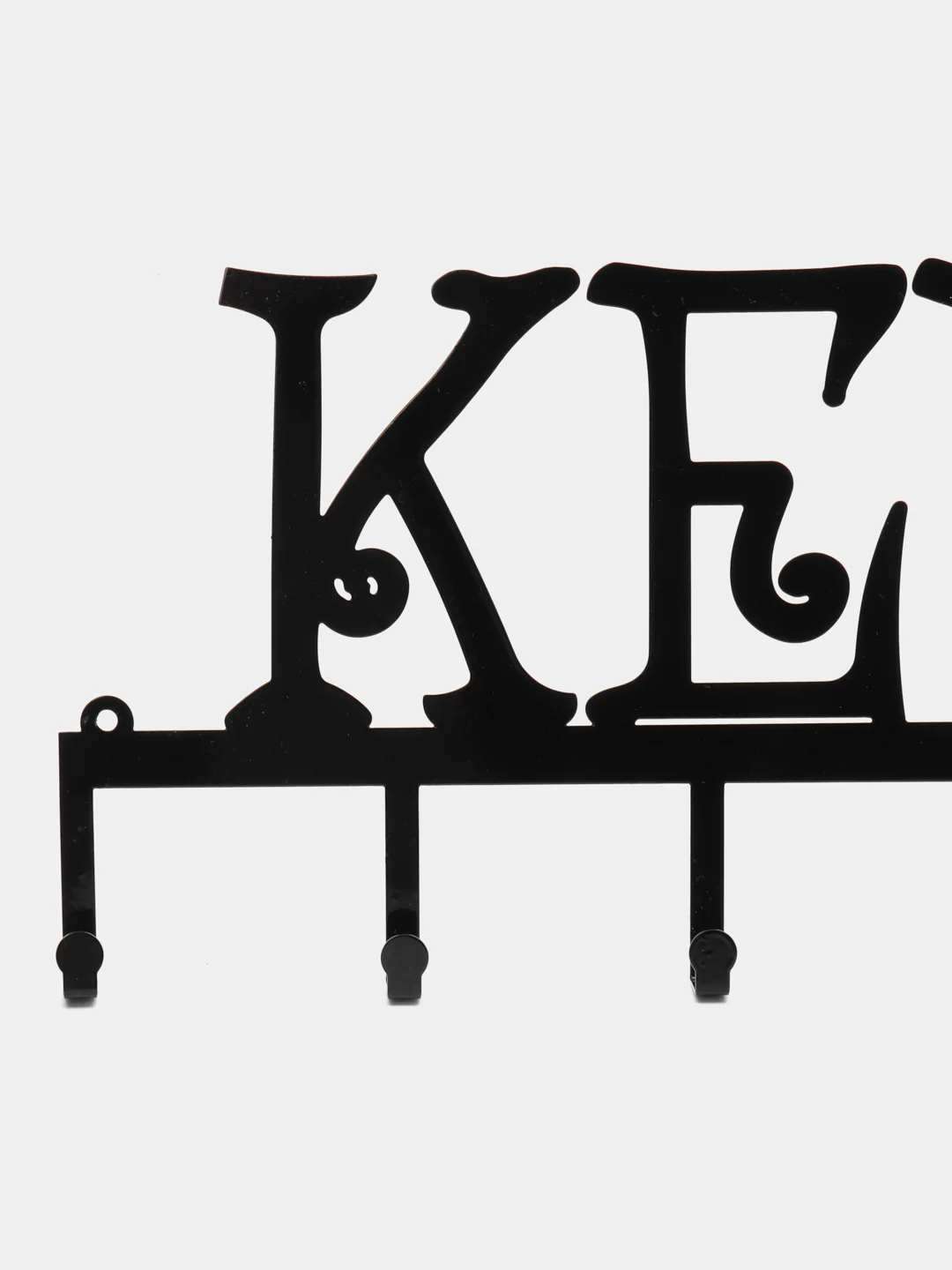 Белый ключница настенная KEYS, ключи, металлическая