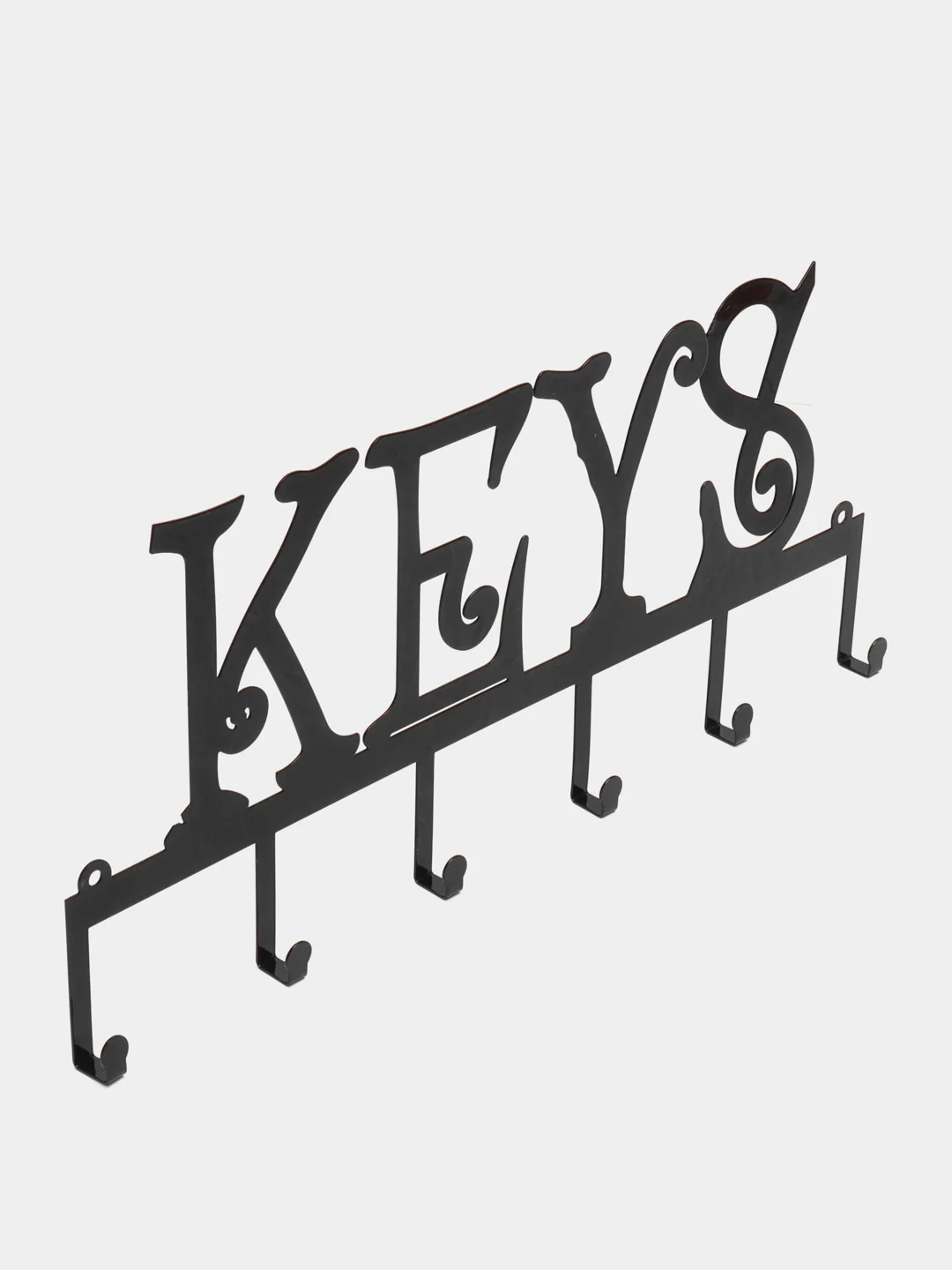 Белый ключница настенная KEYS, ключи, металлическая