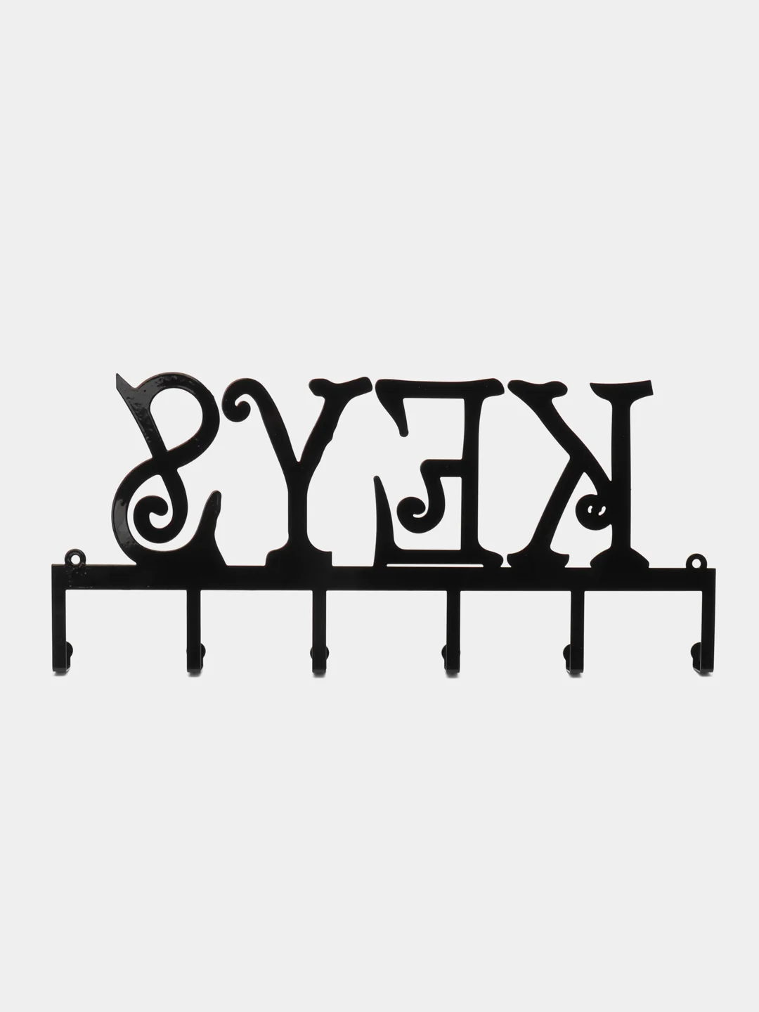 Белый ключница настенная KEYS, ключи, металлическая