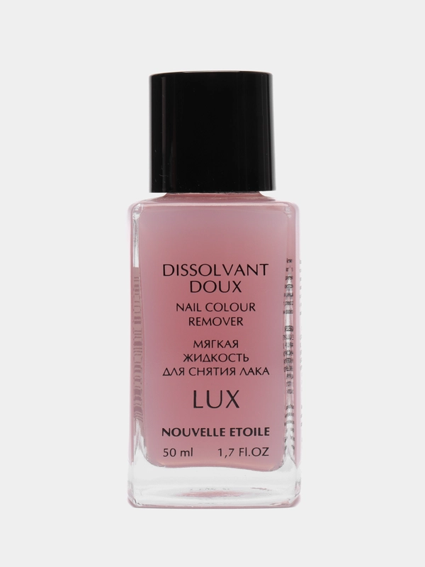 Жидкость для снятия лака, мягкая Dissolvant Doux, 50 мл / Новая Заря