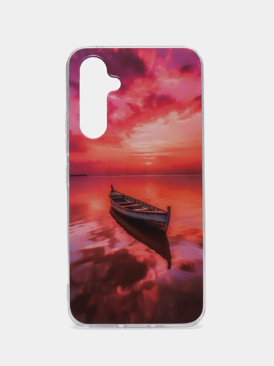 Коралловый чехол для Samsung Galaxy A54 / Самсунг Галакси А54, силиконовый, с рисунком