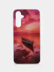 Коралловый чехол для Samsung Galaxy A54 / Самсунг Галакси А54, силиконовый, с рисунком