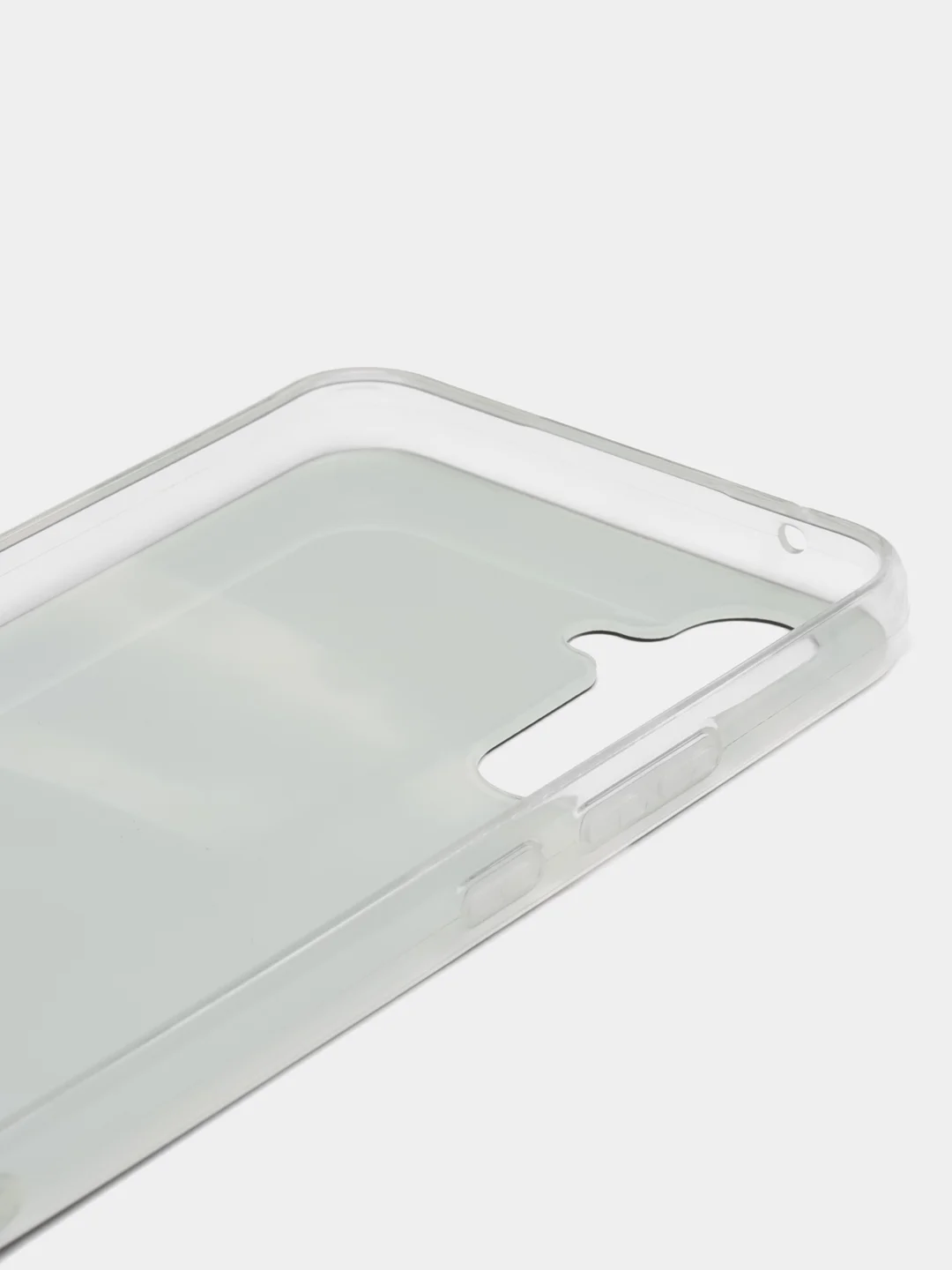 Тёмно-серый чехол для Samsung Galaxy A54 / Самсунг Галакси А54, силиконовый, с рисунком