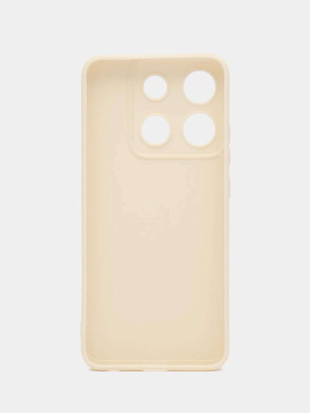 Белый силиконовый чехол для Infinix SMART 7 Plus (Инфиникс СМАРТ 7 Плюс)