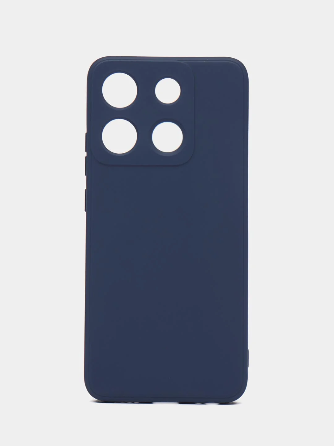 Синий силиконовый чехол для Infinix SMART 7 Plus (Инфиникс СМАРТ 7 Плюс)