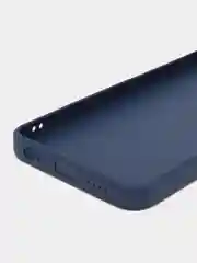 Синий силиконовый чехол для Infinix SMART 7 Plus (Инфиникс СМАРТ 7 Плюс)