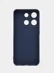 Синий силиконовый чехол для Infinix SMART 7 Plus (Инфиникс СМАРТ 7 Плюс)