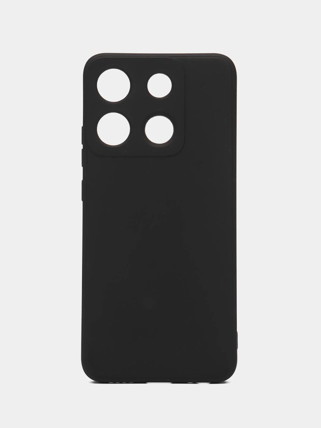 Черный силиконовый чехол для Infinix SMART 7 Plus (Инфиникс СМАРТ 7 Плюс)