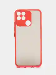 Красный чехол Realme NARZO 50A, Realme C25, Realme C25S, Realme C12 с защитой камеры
