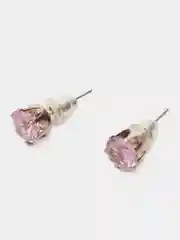 Розовый серьги-гвоздики