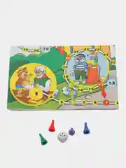 Светло-жёлтый настольная игра для детей и всей семьи, ходилка бродилка