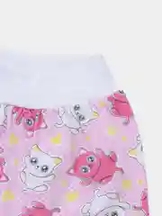 Розовый ползунки на лайкре для малышей