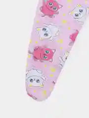 Розовый ползунки на лайкре для малышей