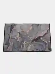 Серый коврик для ванны и туалета