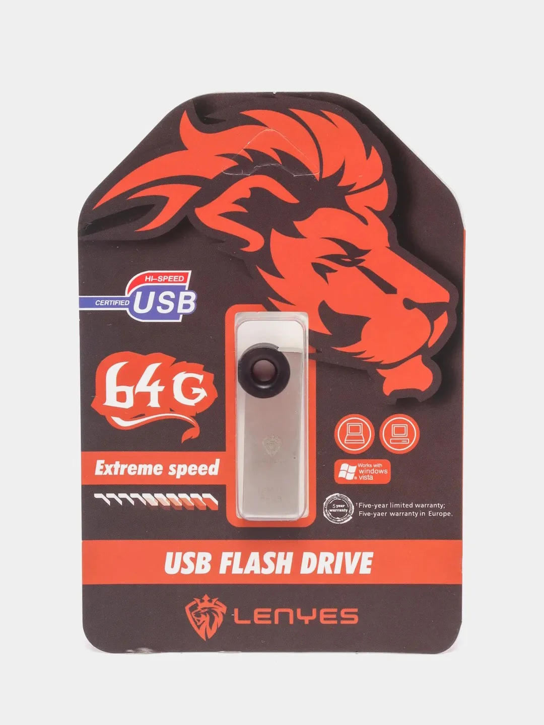 Карта памяти USB Flash 2.0, USB-накопитель, 5 размеров