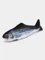Серый металлик игрушка рыба для кошек. Рыбка