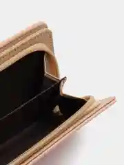 Розовый кошелек женский, из экокожи, 4 цвета