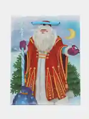 Желтый пакет подарочный, новогодний, ламинированный, картон с рисунком. S, MS, M, ML, L
