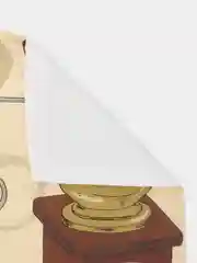 Серебряный декоративная наволочка "Кофе" на подушку
