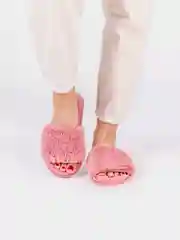 Розовый тапочки домашние, женские, меховые, 4 цвета