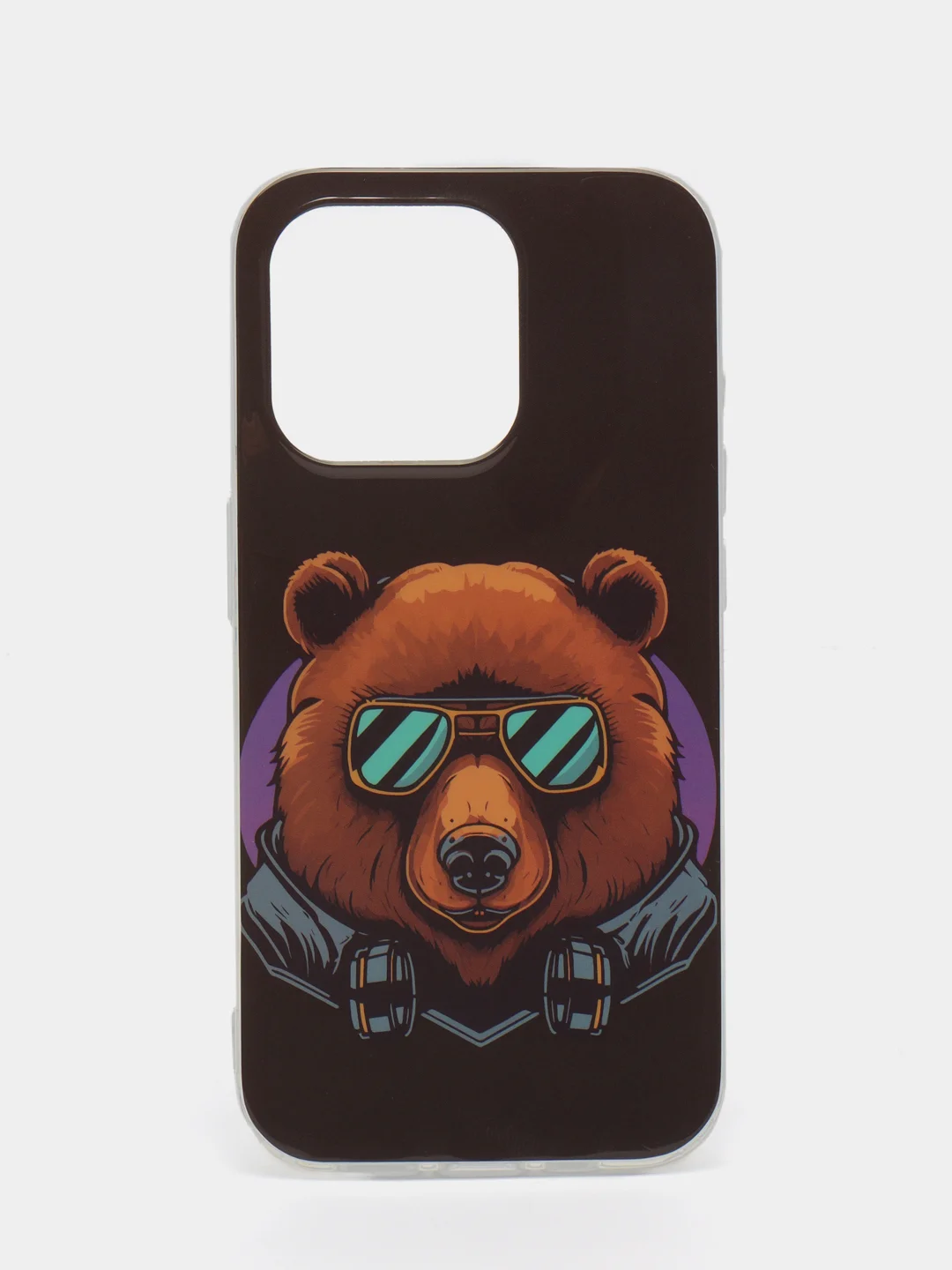 Шоколадный чехол для iPhone 15 Pro, 15 Pro Max / Айфон 15 Про, 15 Про Макс силиконовый, с рисунком