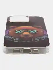 Шоколадный чехол для iPhone 15 Pro, 15 Pro Max / Айфон 15 Про, 15 Про Макс силиконовый, с рисунком