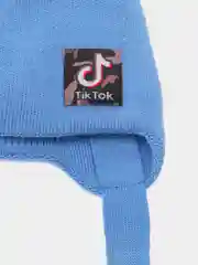 Синий шапка зимняя для малышей/ детская шапка
